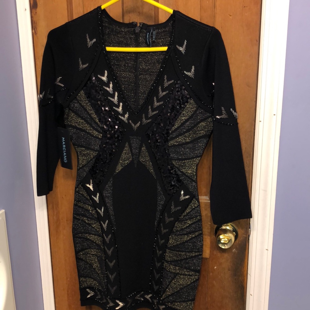 Marciano Black Dress Size Medium